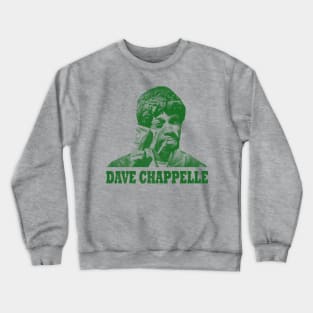 dave chappelle #6 // green solid style Crewneck Sweatshirt